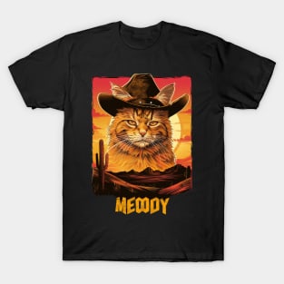 Cat Cowboy Adventures Wild West T-Shirt